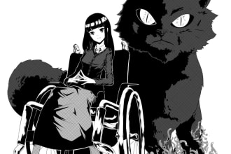 draw manga or anime character in black and white