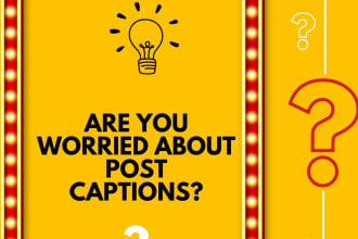 be your social media captions, content writer