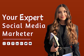 be your social media marketing manager and content designer