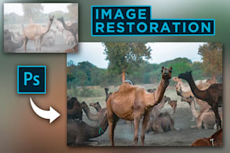 do image editing repair colour correction or restoration
