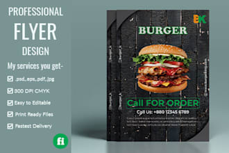 design creative flyer and marketing materials