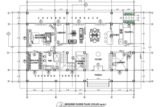 draw or revise architectural plan for permit or construction
