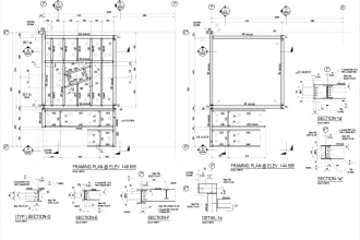 draw structural steel detailing for construction