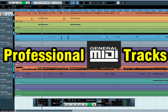 transcribe any music track or song you need to midi data