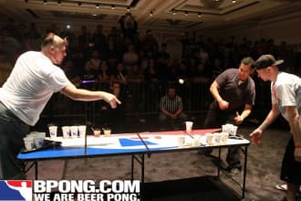 teach how to be the number 1 ranked professional beer pong player in the world so you can make income off cash games or tournaments