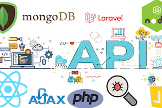 create restful api in nodejs, expressjs,mongo,mysql and php