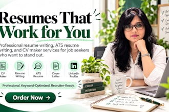 be your professional CV maker with ats resume writing