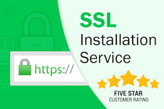 install an SSL certificate for your  domain