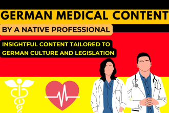 write HQ german medical content citing studies