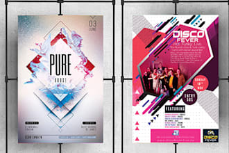 design stylish poster flyer and magazine ads