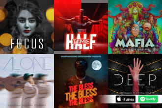 create a professional album or single cover art