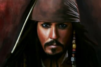 create a digital painted portrait from any photo