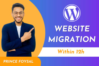 clone, transfer, migrate wordpress website to a new server