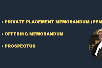professionally write your private placement memorandum