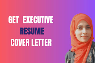 create CV, executive resume, and cover letter