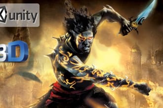 develop 2d and 3d games in unity for mobile and PC