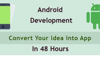 build custom, android mobile app, mobile application professional develop