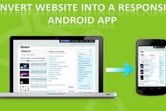 convert website into android app