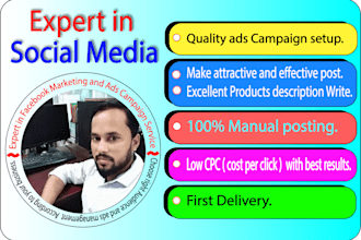 be your social media expert and reliable marketer for USA