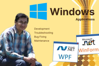 develop a custom windows desktop app