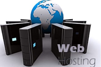 setup website with hosting and configure domain with servers