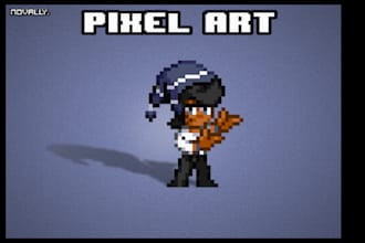 draw a pixel version of you