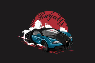 draw your car and motorcycle into a really cool cartoon