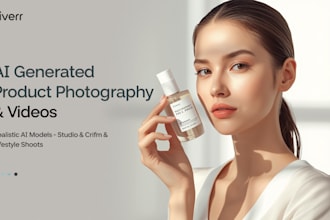 create ai generated product photography promo videos with realistic ai models