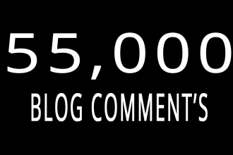 omega 55,000 blog comment backlinks ,links