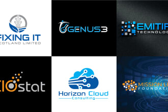 do technology, it , crypto, tech, software and security logo