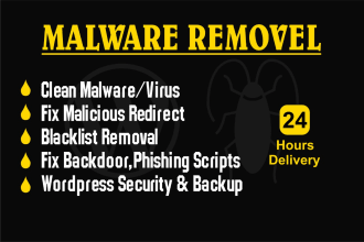 clean malware, fix hacked wordpress and improve website security
