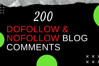 provide dofollow blog comments on high da and traffic sites