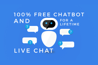 add chatbot with a live chat functionality on your website