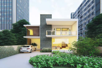 design attractive, realistic 3d rendering interior, exterior