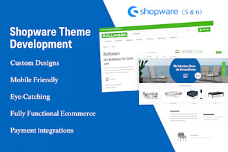 design a professional shopware theme