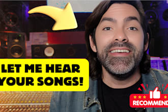 listen to your song on studio speakers and give feedback