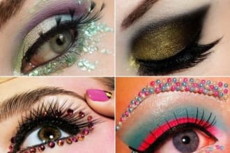 make a step by step video of unique hairstyle and makeup