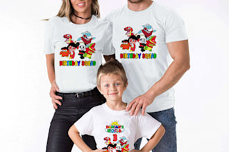 make your family birthday tee designs