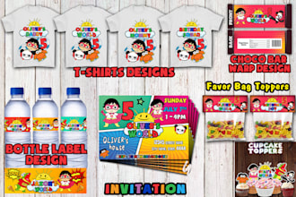 create your digital party favor files