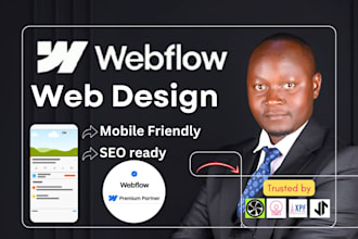 design a professional responsive webflow websites