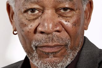 make video animation of morgan freeman saying your words