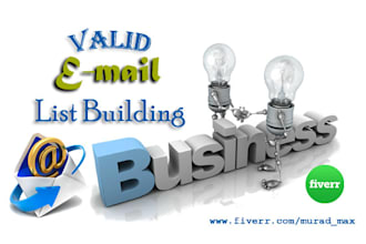 do lead generation and valid email list building
