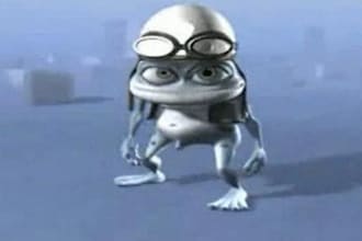 create this funny crazy frog pulling your text