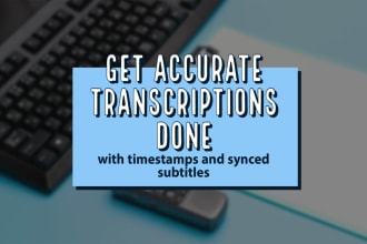 do manual transcription of audio and video to text with srt