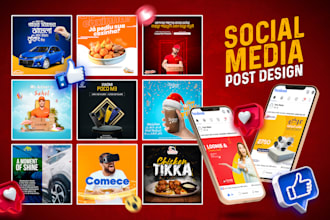 do social media post design