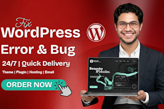fix wordpress issues, errors, bugs, css, provide wp help