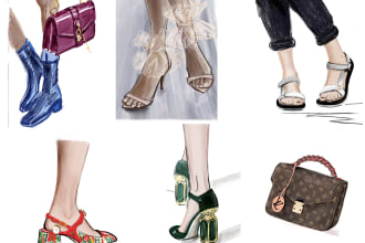 do fashion and accessories illustration