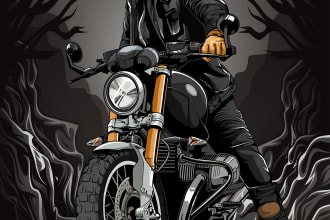 draw vehicle with a unique style