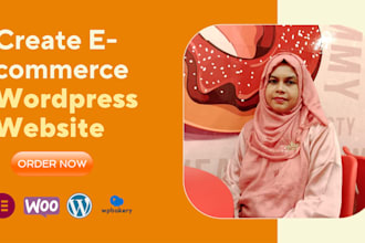 create ecommerce wordpress website