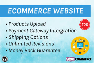 built a wordpress ecommerce website online store
